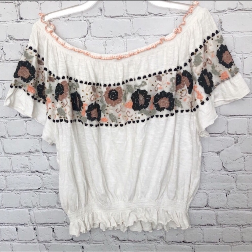 FREE PEOPLE   / Sienna Off-The-Shoulder Top - Picture 5 of 8